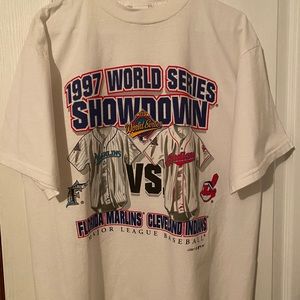 FLORIDA MARLINS CLEVELAND INDIANS ‘97 tee